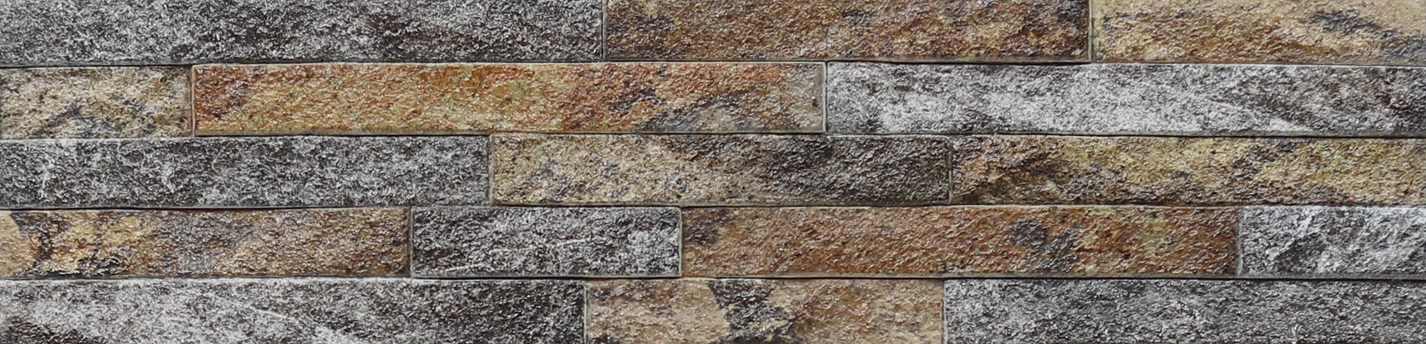 kamień na ścianę brązowo szary